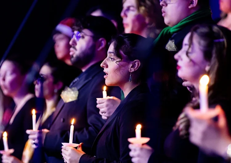 The Frost Choral Union enchanted attendees at Winter Wonderful.