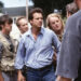 Sean Whalen, far left, filming a scene for