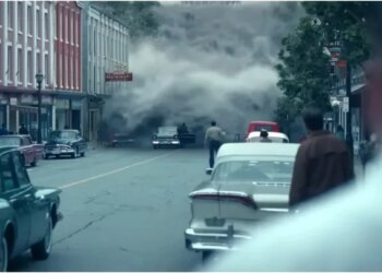 Pennywise's spooky fog covers the fictional town of Derry in "IT: Welcome to Derry."
