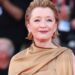 Lesley Manville attends the "Queer" red carpet during the 81st Venice International Film Festival