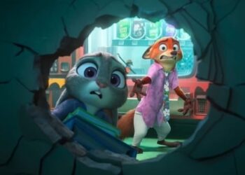 A still from Zootopia 2