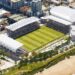 Aerial view of stadium 3D model