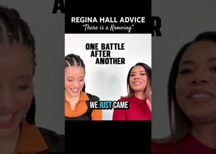 Regina Hall shares wisdom.  #interview #celebrity #movies #film #success #star #passion #shortsfeed