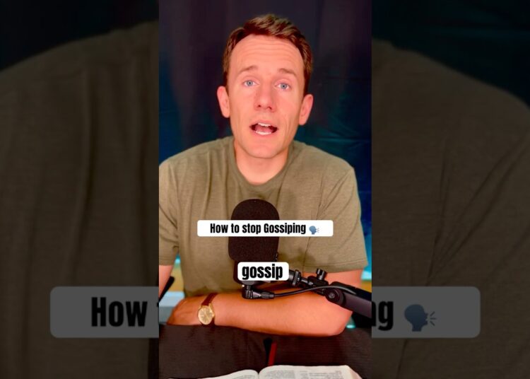 How to stop Gossiping 🗣️ #gossip