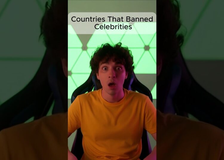 Countries that banned celebrities #viral #unique #reels #country #celebrity #shorts #fyp