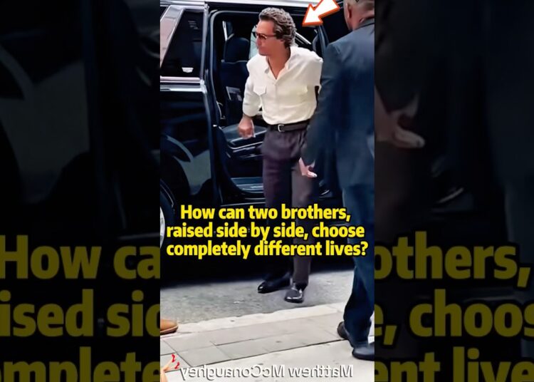 How can two brothers reside by side ,choose completely different lives?#celebrity #usa #fyp