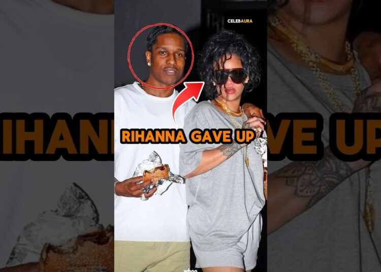 Rihanna’s Shocking Lifestyle Change After A$AP Rocky #celebrity #rap #shorts