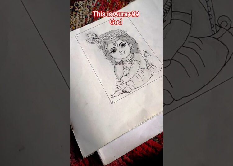 God is Aura ☠️ || #art #drawing #sketch #artist #shortsfeed #pencildrawing #artshorts #artwork #draw