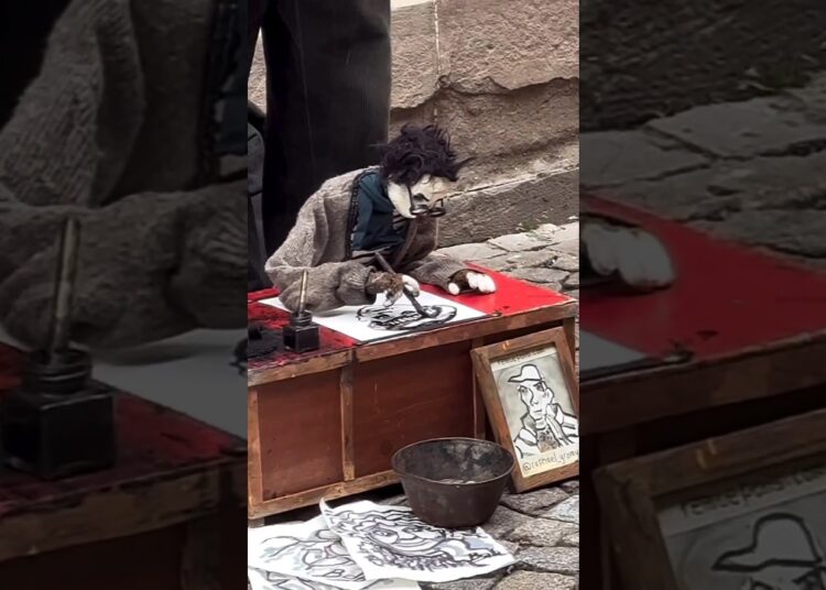 Rare puppet artist 💀 | #puppet #art #artist #shorts
