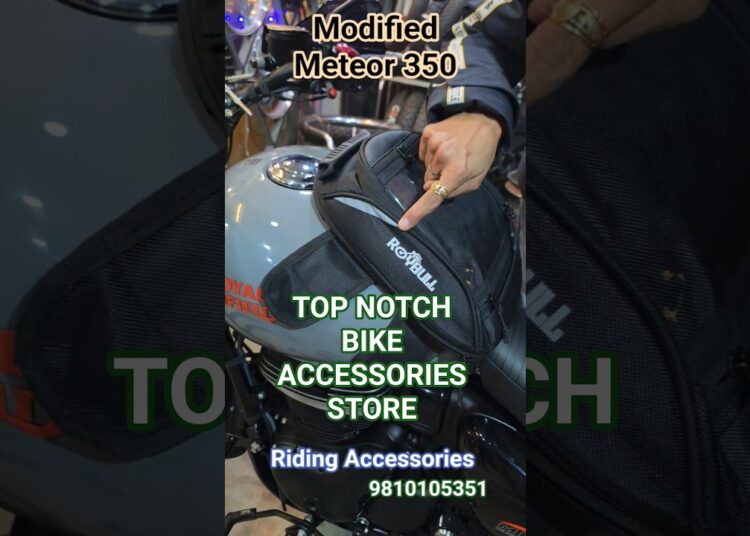 Modified Meteor 350 | Royal Enfield Meteor Accessories | #bikecustomization #royalenfieldmeteor350