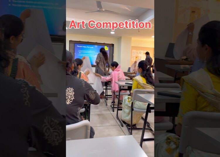 Art Teacher Competition ✨✨#art #viralshorts #explorepage #drawing #viral #trending #artist