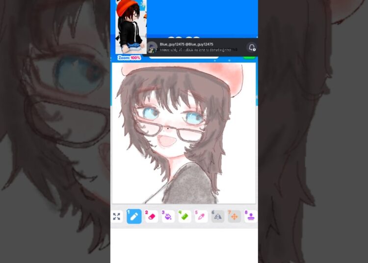 Draw me on ROBLOX✨♥️(pt.73) #roblox #robloxdrawing​#artist