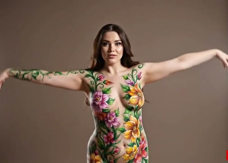 Creative Bodypainting in Motion – Artistic Studio Compilation