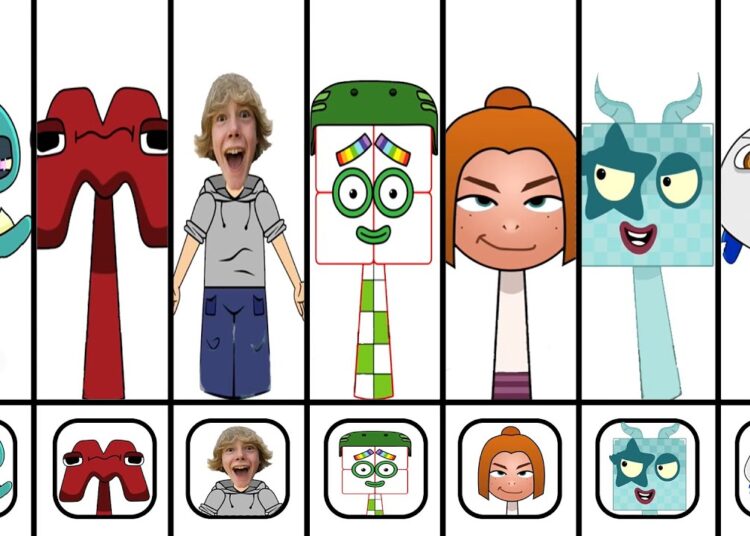 🔥 NEW Sprunki OCs Characters – Fourteen (from Numberlocks) , Gossip Heather , 67 Kid , TALKING HANK
