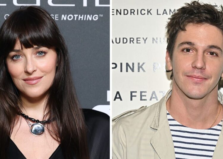 Dakota Johnson and Role Model Were ‘Kissing’ and ‘Inseparable’ at Her NYE Party