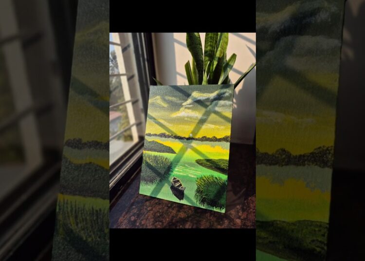 Stay here for a while..#shorts#art#viral#artist#acrylicpainting#ytshorts #ytshortsindia#explore