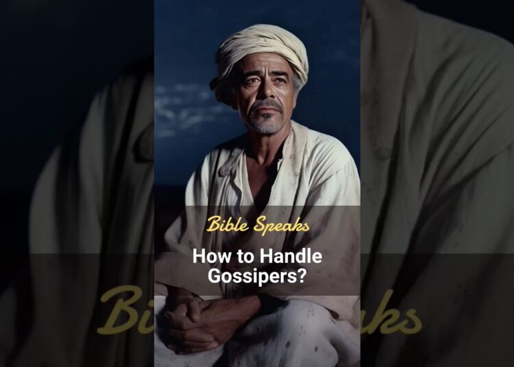 Bible Speaks: How to Handle Gossipers? WATCH THIS #shortsvideo #gossip #bible