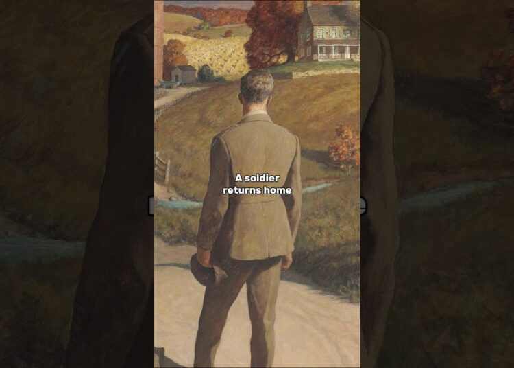 A soldier return home #story #history #painting #artist #art #storytime #fyp #fypシ