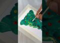 Christmas Tree Acrylic Paintings – Creative Art Ideas 🎄 #art #painting #christmastree #christmas