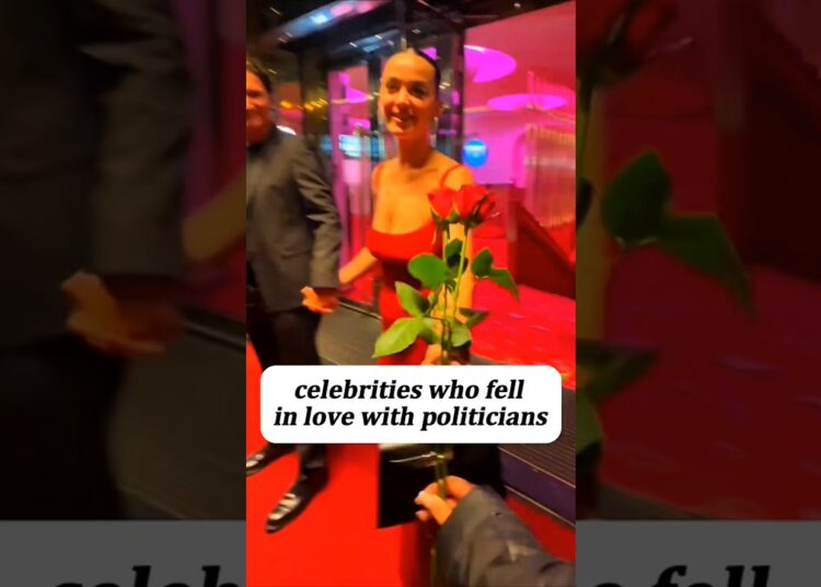 Celebrities who fell in love with politicians #celebrity #hollywood #actor #movie #shorts