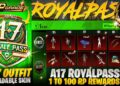 A17 Royal Pass 1 to 100 3D Rewards | Upgradable Skin & Mythic Outfit | PUBGM
