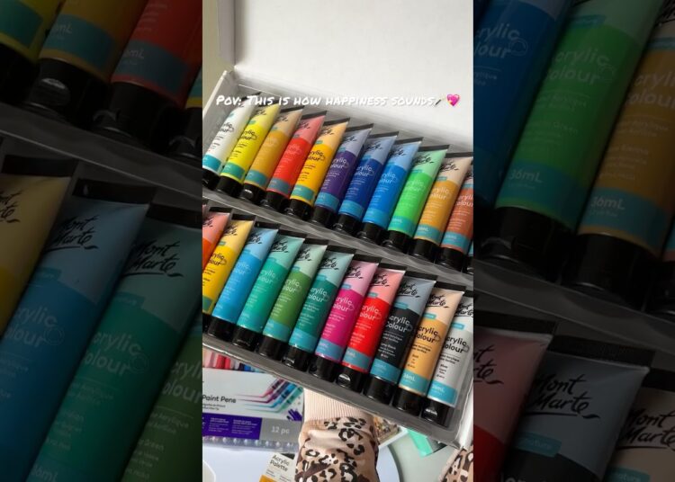 Every artist dream🪽✨🤯😮 🧿 #art #painting #unboxing #artsupplies #viralvideo #gift #colors