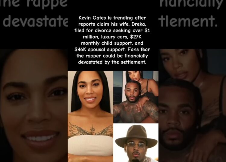“From Millions to Zero? Kevin Gates Divorce Explained 👀” #celebrity