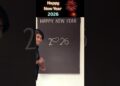 Happy New Year 🥳 #shorts #short #ytshorts #happynewyear #newyear #art #artist #painting