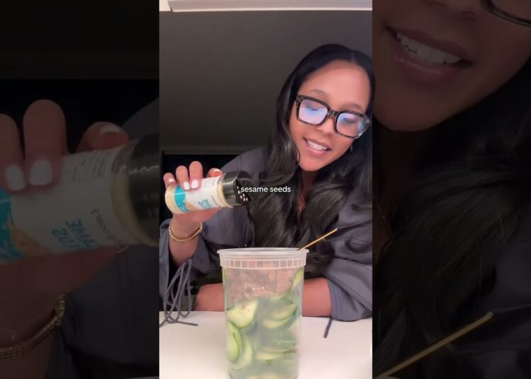 I’m definitely making this again 🥒#ethiopian_tik_tok #royalty #cucumbersalad #cucumbersaladrecipe