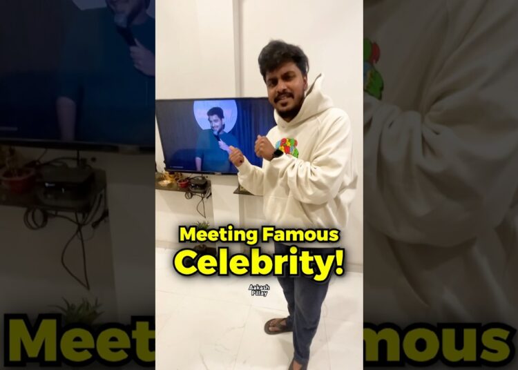 Meeting Famous Celebrity! 🤩
