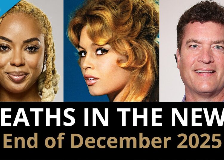 Who Died This Week | End of December 2025 Celebrity Deaths & More