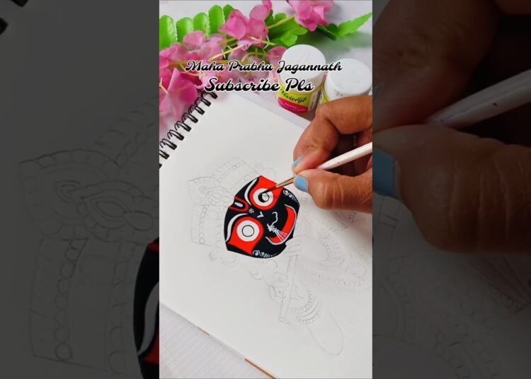 Muralidhar Jagannath 🌸🙏🥹😍#art #painting #puri #jagannath #creative #artist #artwork