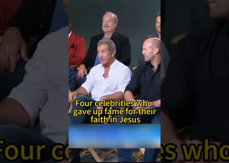 Four celebrities who gave up fame for their faith in Jesus #celebrity #shorts #foryou #fyp #usa