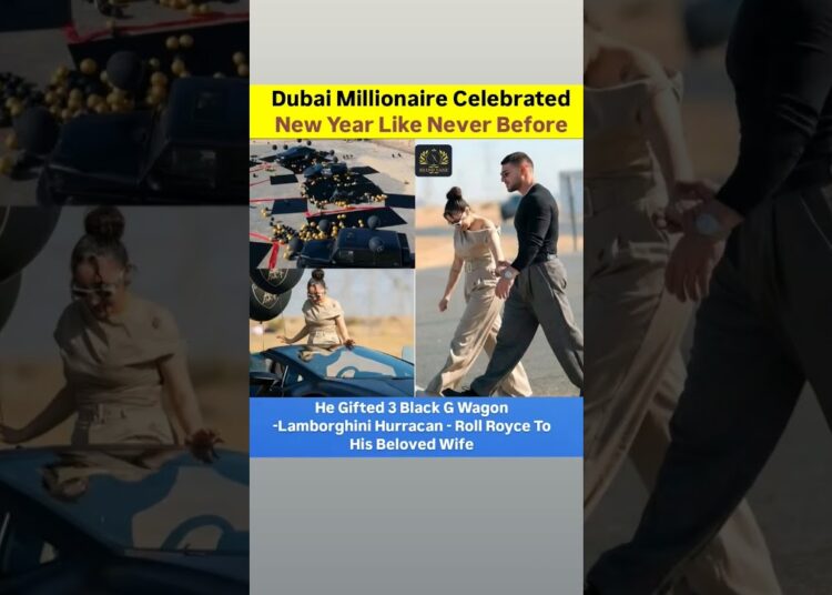 New Year Like Royalty: Dubai Millionaire Gifts G-Wagons, Lamborghini & Rolls-Royce to Wife