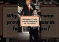 Why doesn’t Trump provide bodyguards for J.D. Vance?#shorts #celebrity#trump#trump #action