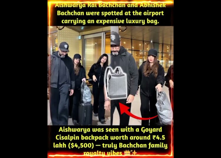 Aishwarya Rai Bachchan Spotted With ₹4.5 Lakh Luxury Bag – Pure Royalty Vibes!#