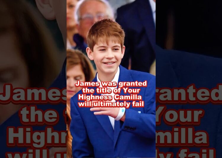 James was granted the title of Your Highness Camilla  #camilla #james #royal #prince #celebrity