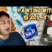 Texture Painting with SALT⁉️ Artistic Rifat