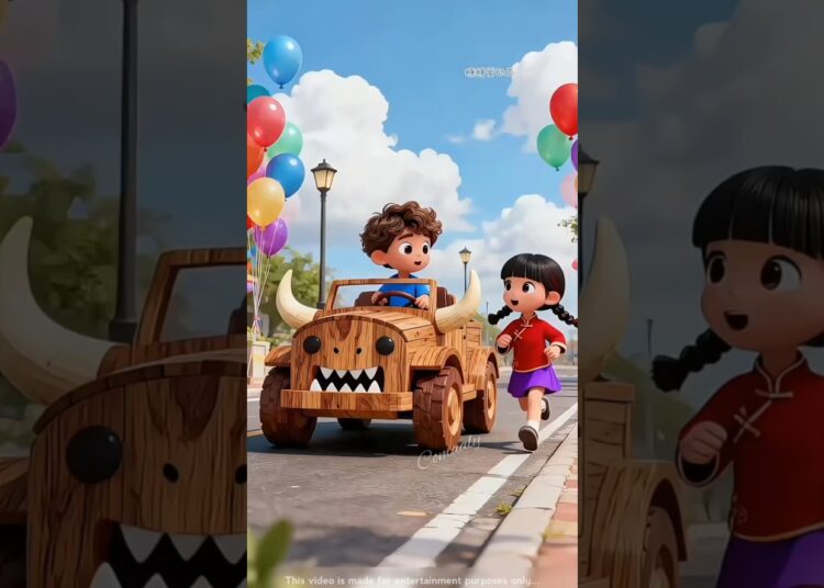 Chintu Ne Banai Wood Car🥵 ll Carriage House wooden artist ll #cartoon​ #shortvideoshortvideo​