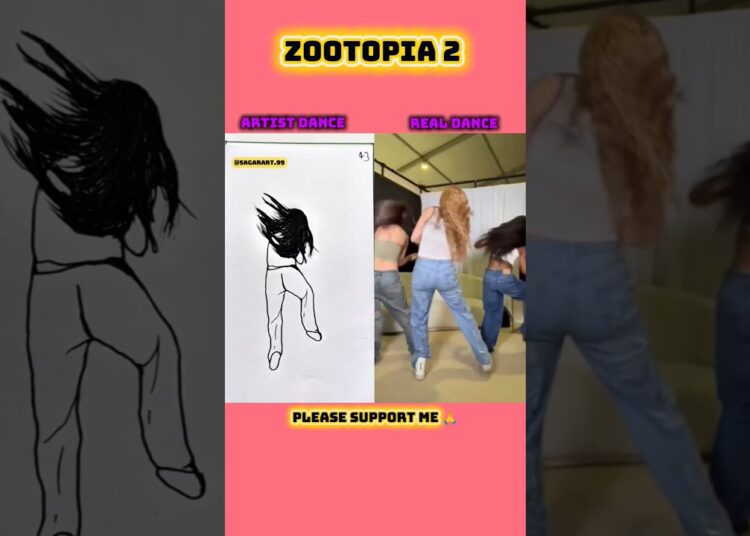 Zoo form zootopia 2  flip book dance #shorts #viral #zootopia2 #artist