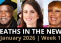 Who Died This Week | January 2026 #1 Celebrity Deaths & More