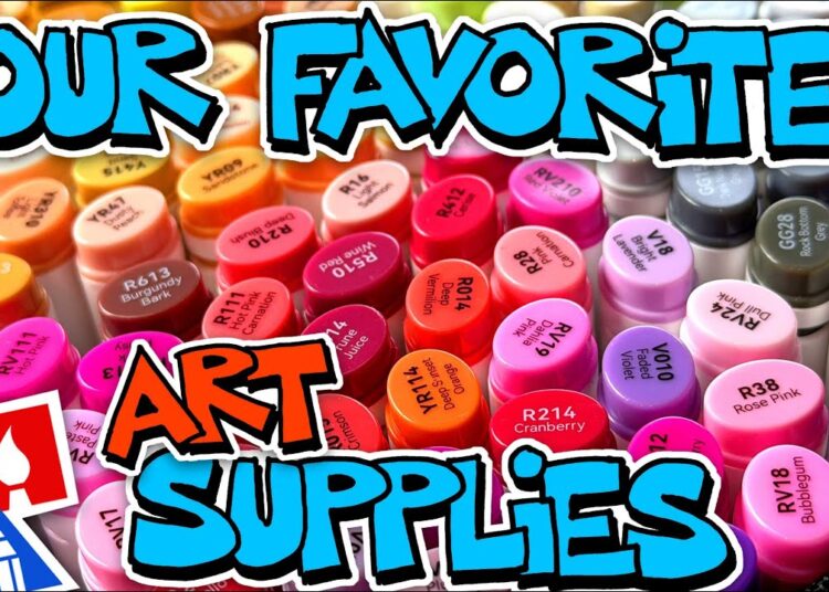 The Simple Art Supplies We Use At Art For Kids Hub