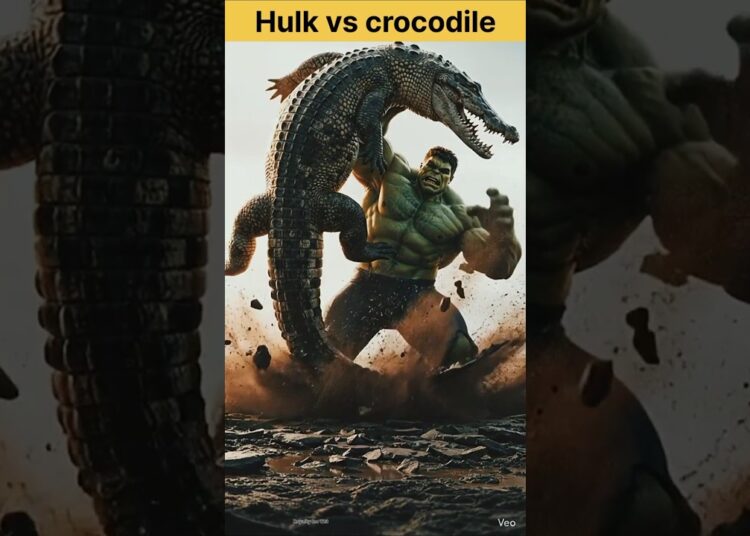 हल्क vs मगरमच्छ | #shorts #humor #hulk #youtubeshorts #trending