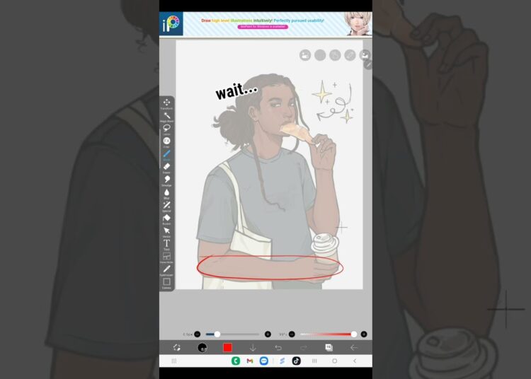 Artist problems #digitalart #ibispaintx #digitalartist #viral #shorts #art