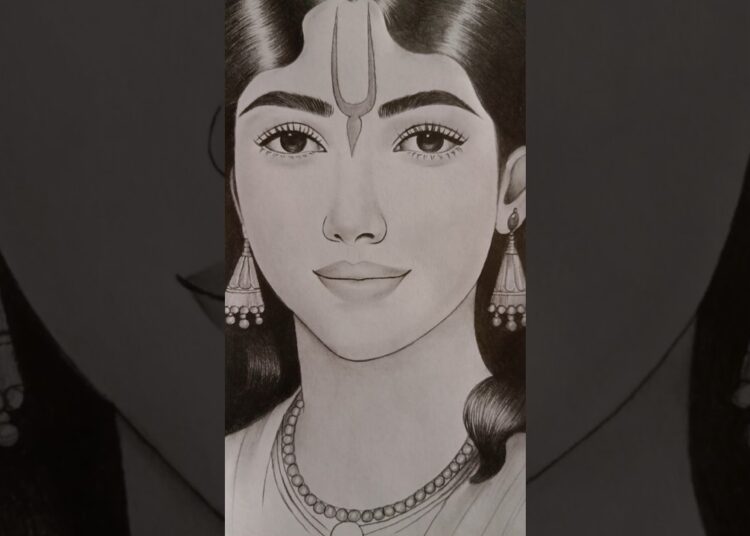 Easy drawing #artist #trending #Kanha drawing #shorts