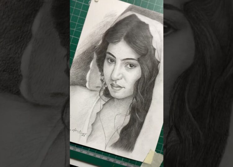 Drawing Saara Arjun 😘🥰❤️ #saraarjun #dhurandhar #artist #drawing #shorts #youtubeshorts