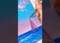 “Afterglow“ Easy Painting Idea for Beginners #art #paintingidea #canvas