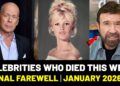 Who Died This Week? | End of December 2025 & January 2026 Celebrity Deaths