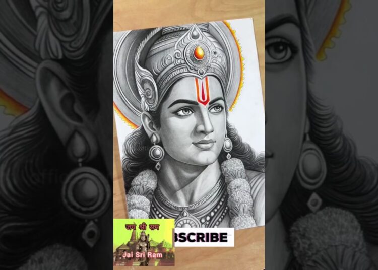 #jaishreeram #ramji#shortsfeed #ytshorts #youtubeshorts#rammandir #sketch #drawingprocess#artist#art
