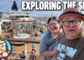 Exploring Our Ship – Celebrity Summit – Fancy Dinner at Cosmopolitan Restaurant – Day 2 of Cruise